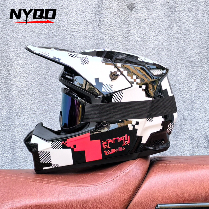 Orz Off-Road Three-Piece Helme - đánh giá và giá Mountain Biking Full Face Helmet