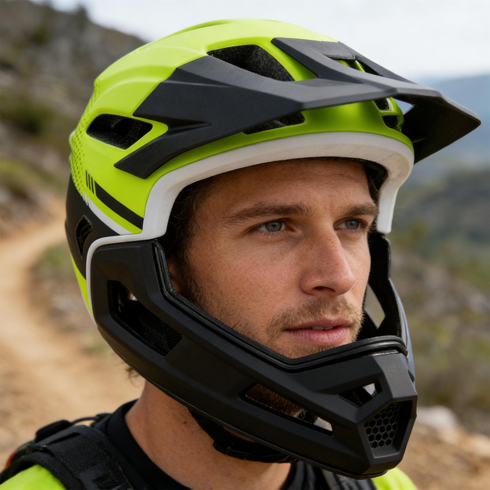 Bike Helmet Full Face Cycling  - đánh giá và giá Mountain Biking Full Face Helmet